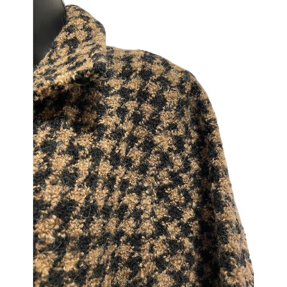 Vintage Weave of The Irish - 90% Wool - Brown & Black Herringbone Jacket - Picture 5 of 8